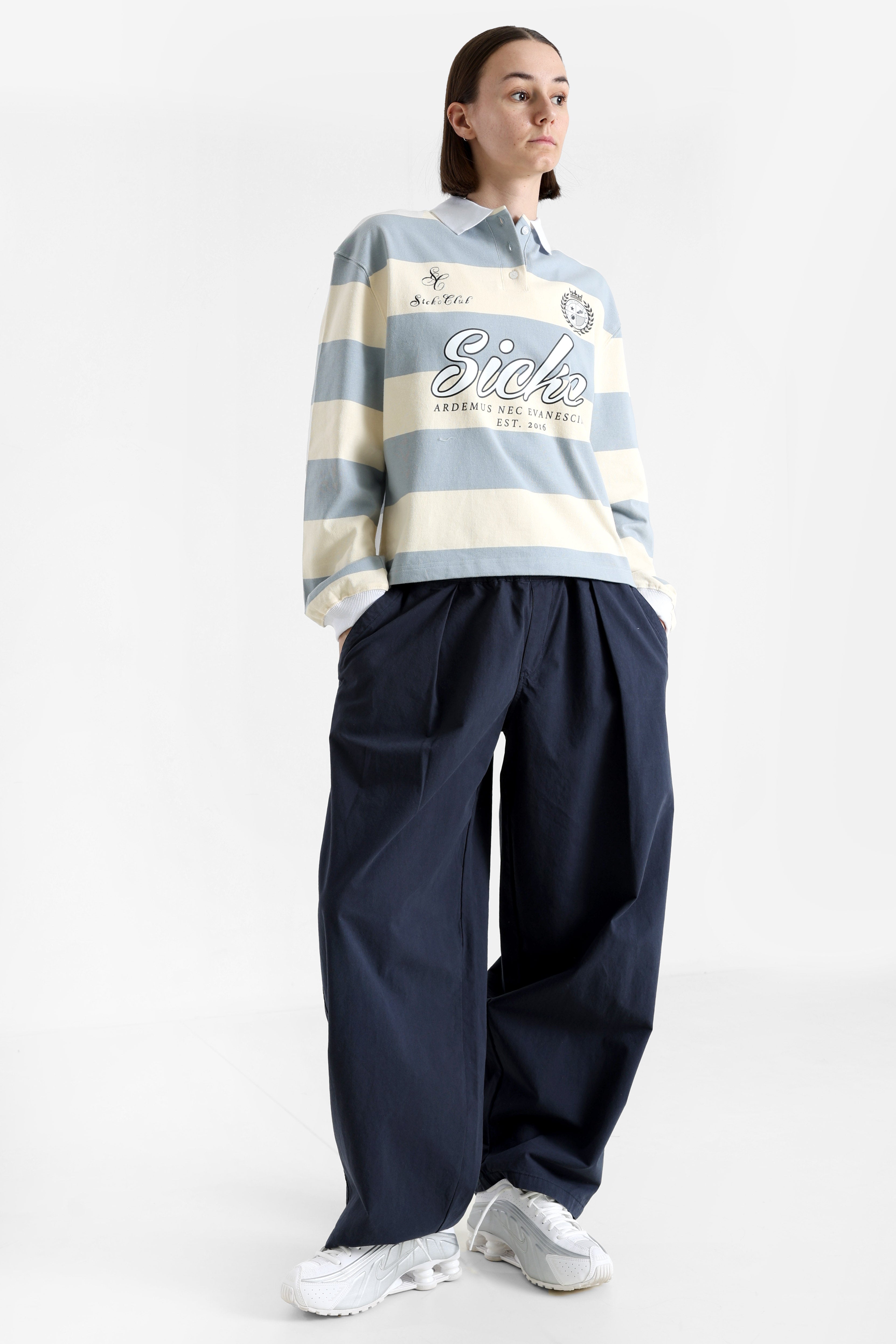 Sweatshirt - Bleu clair + Beige clair