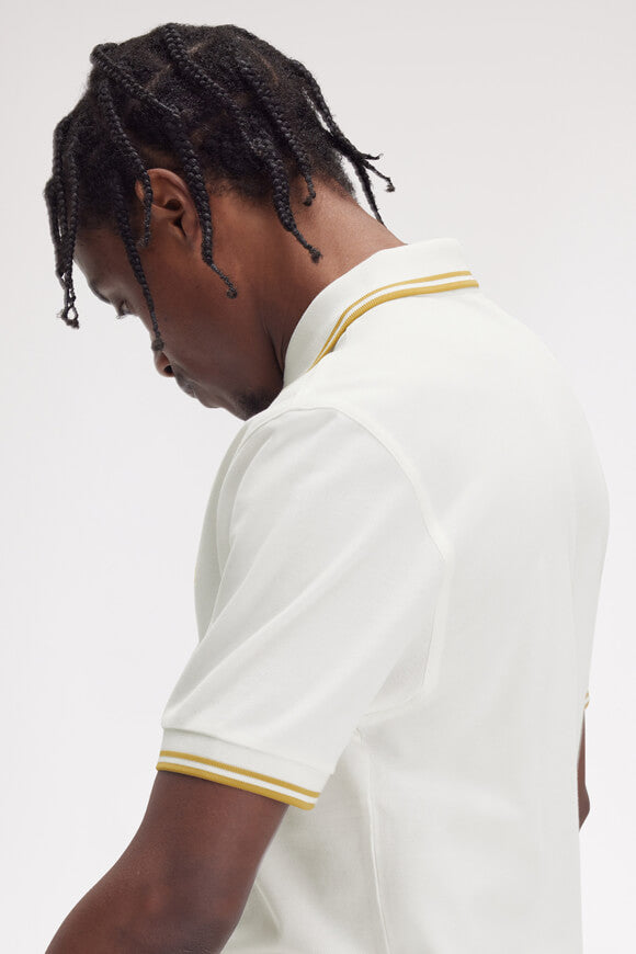 Polo con punta gemella - Bianco neve