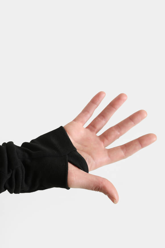 Fleecejacke - Schwarz