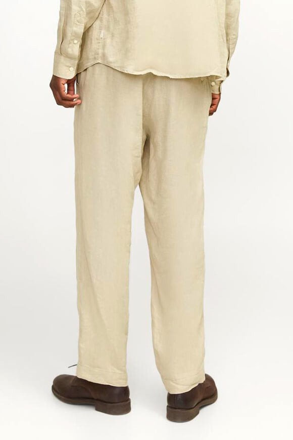Lawrence Chino Linen Trousers - Fields Of Rye