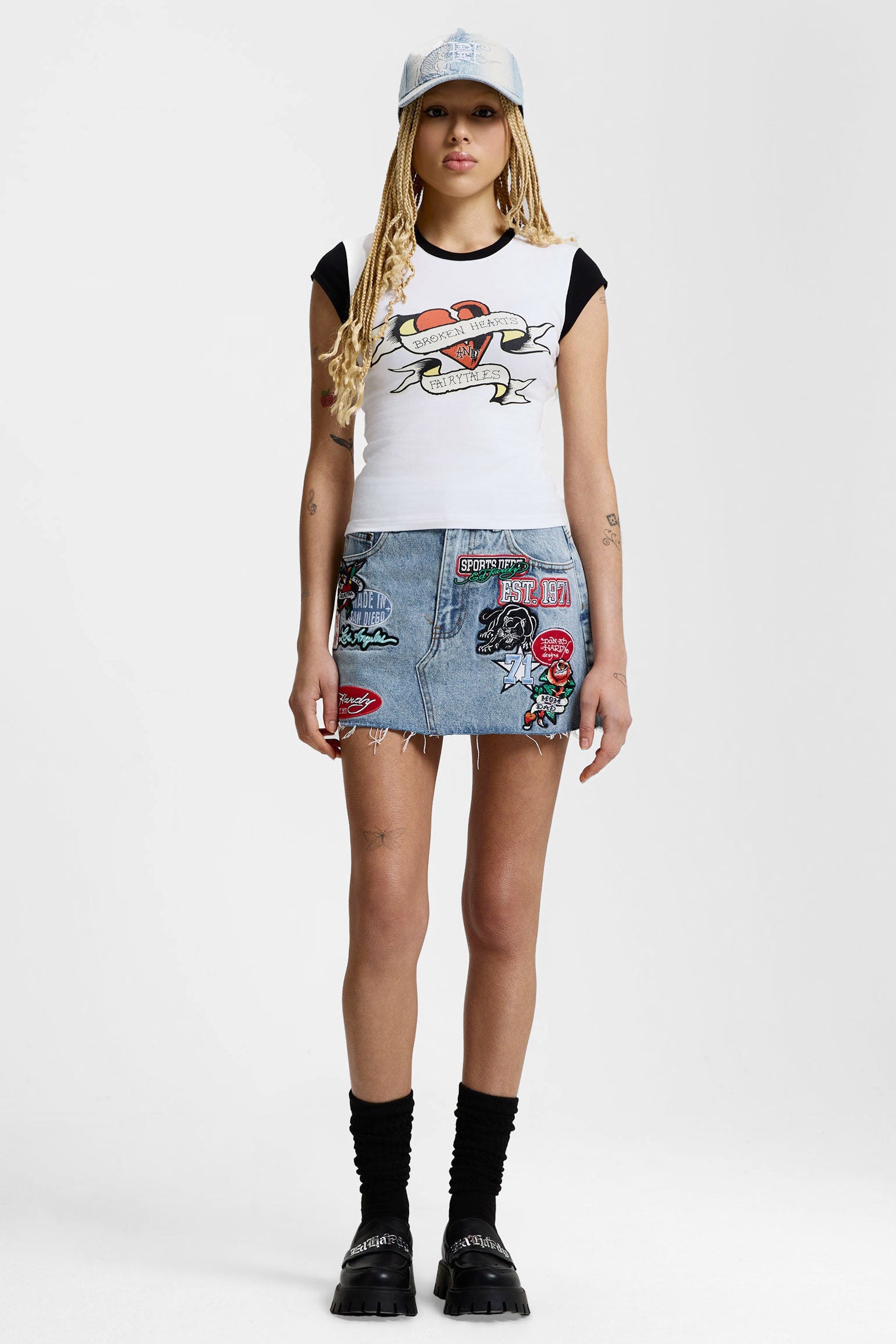Mini-Jeansrock - Medium Blue
