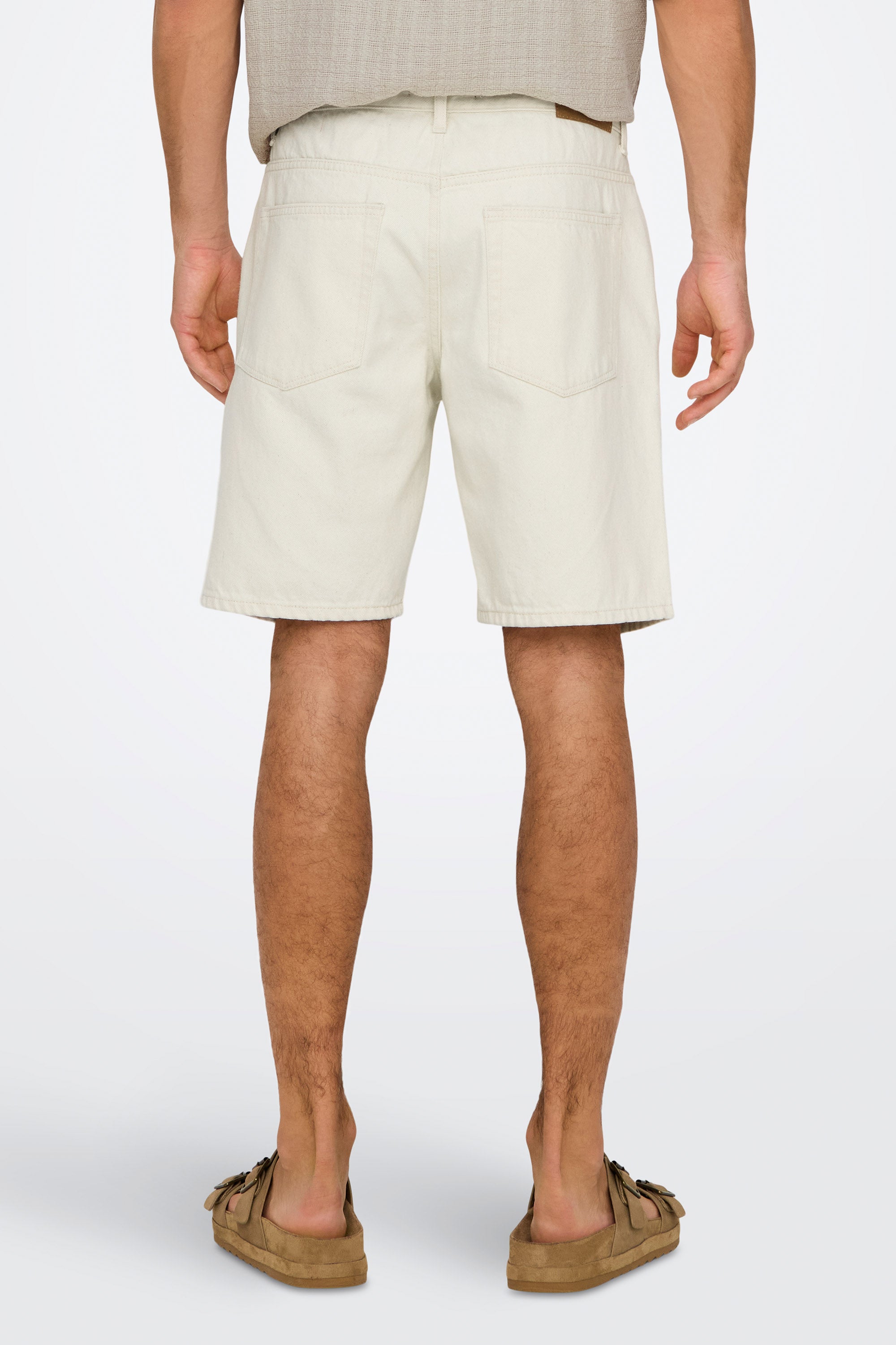 Edge short en jean - Ecru