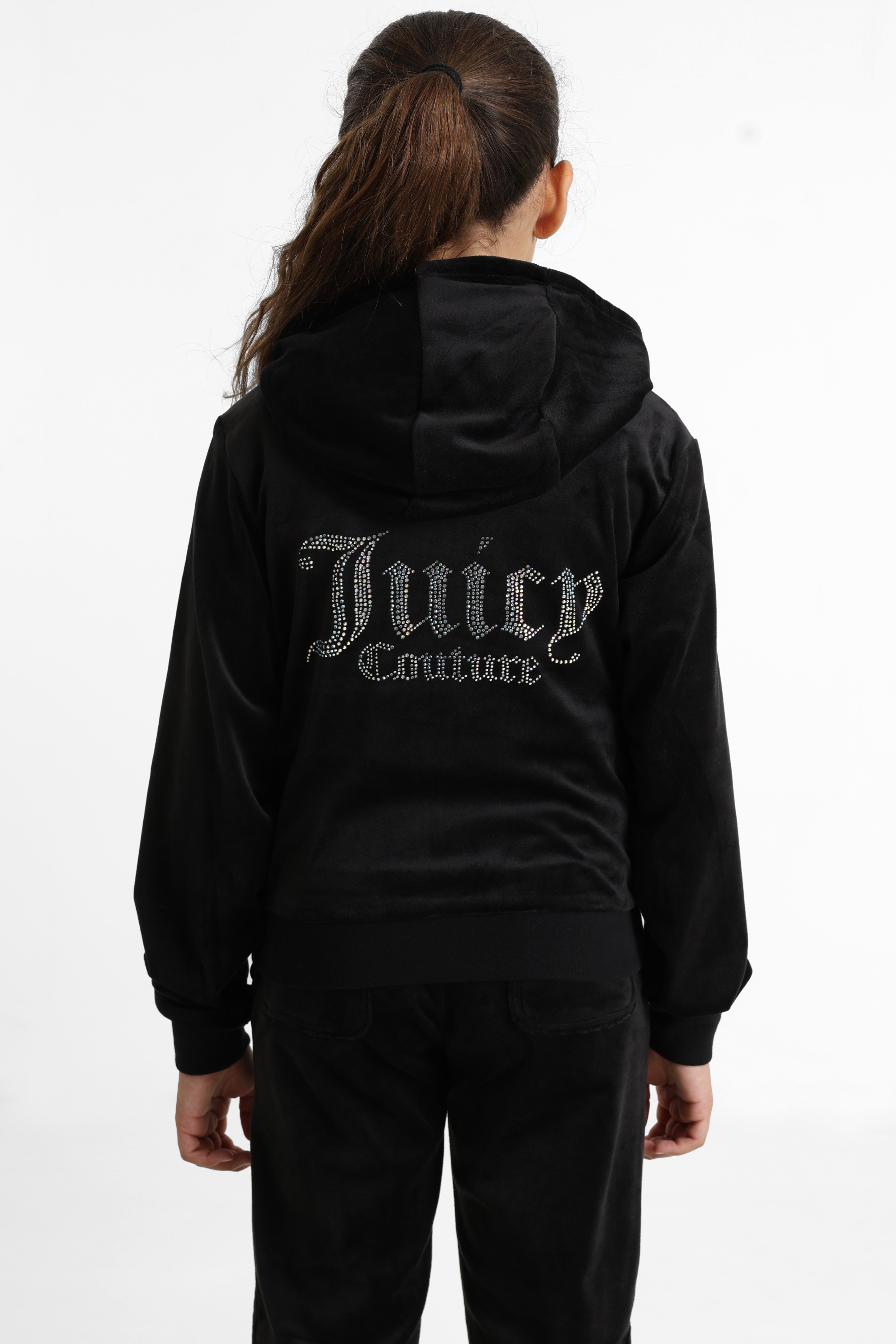 Samt Jacke - Jet Black