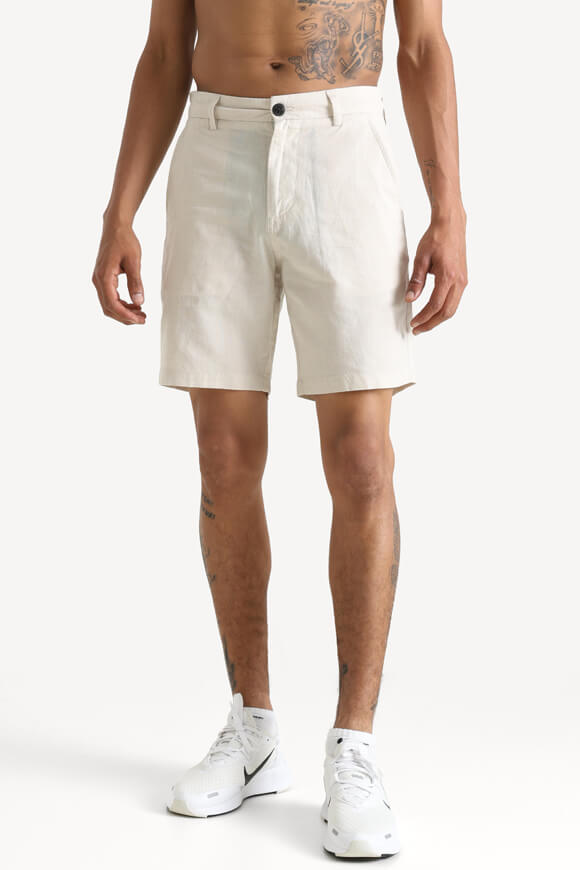 JPSTACE Chino Leinenshorts - Feather Gray