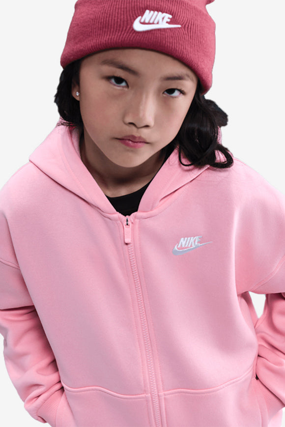 Sportswear Club Fleece sweat zippé à capuchon - Med Soft Pink