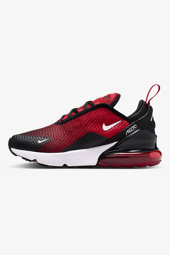 Air Max 270 Kids Sneaker - Gym Red + White + Black
