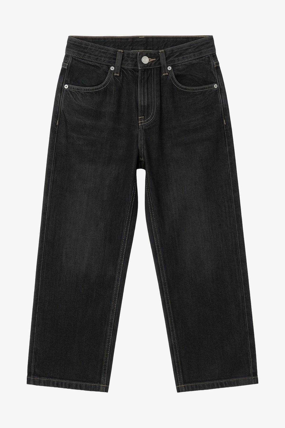 Jeans a vestibilità ampia - Black Washed