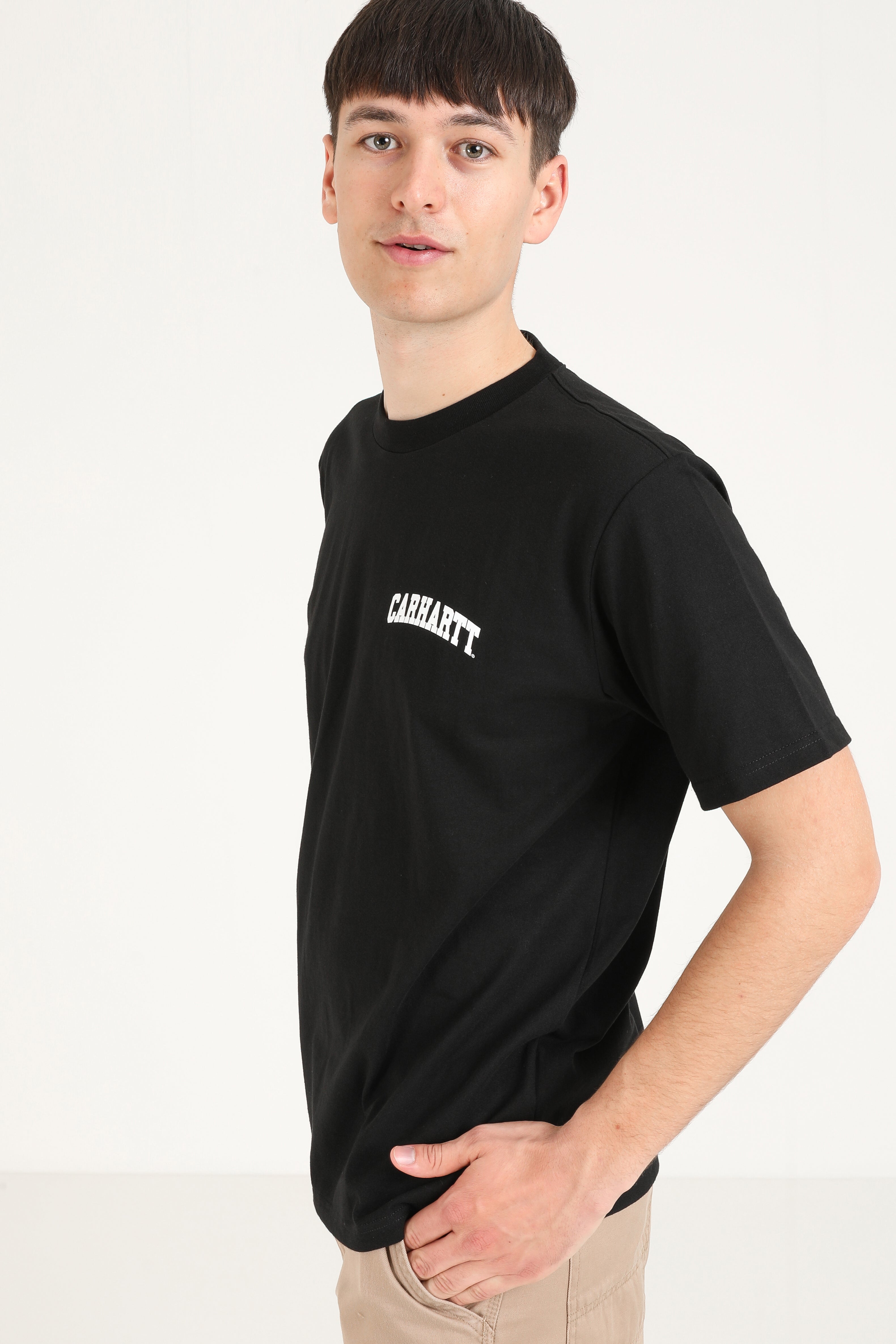 University Script T-Shirt - Black