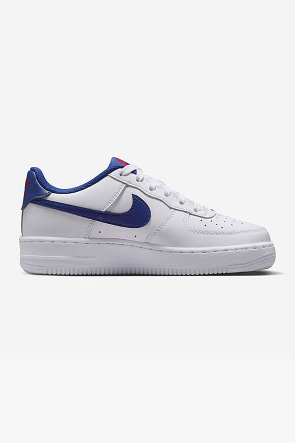 Air Force 1 Sneaker - White + Deep Royal Blue