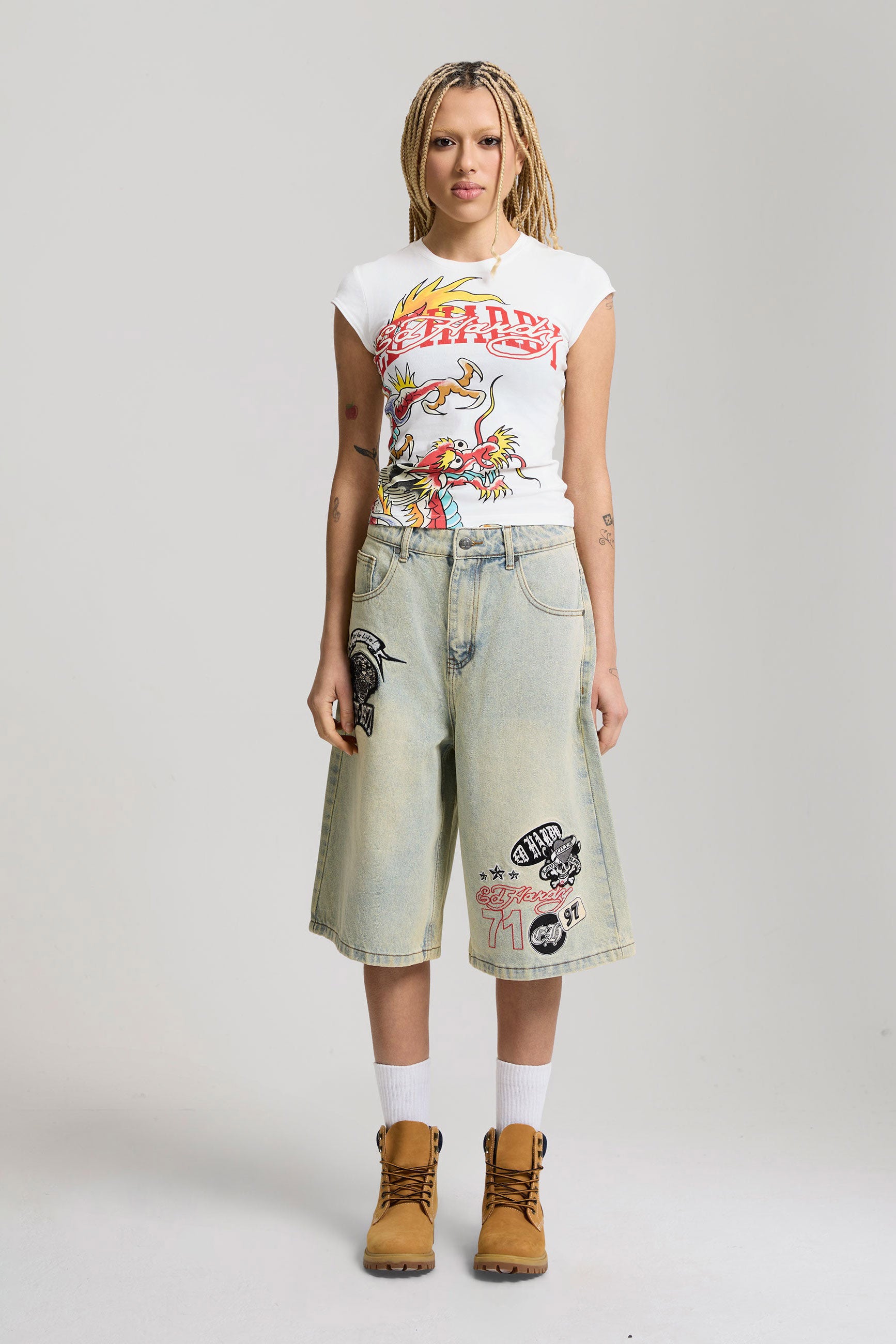 Varsity Dragon t-shirt - Offwhite