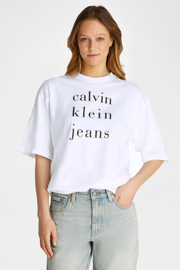 T-shirt oversize - Blanc