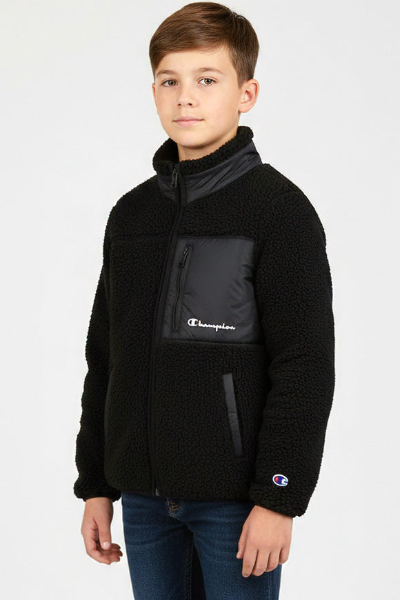 Veste en sherpa - Black
