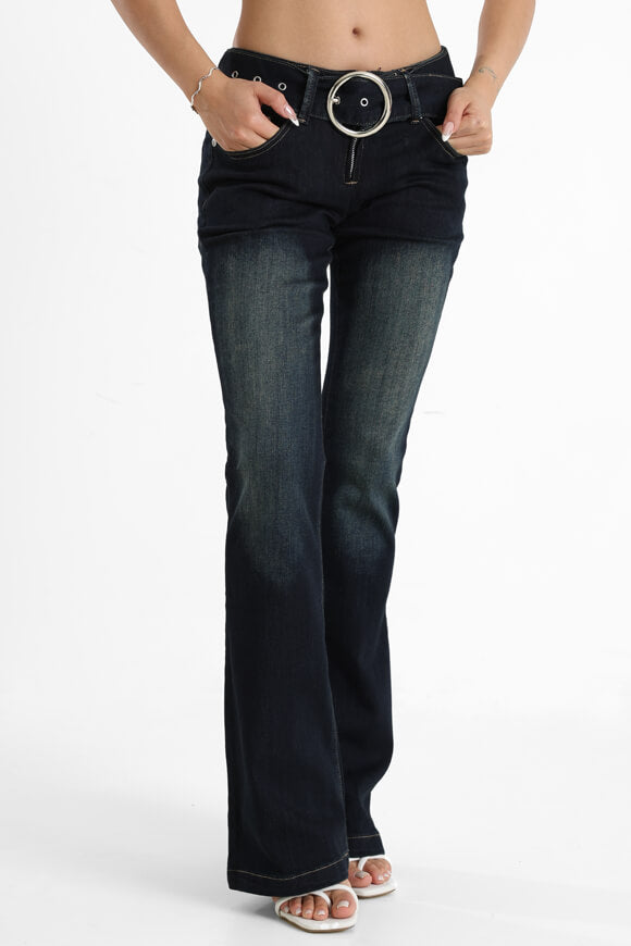 Jeans bootcut - blu scuro