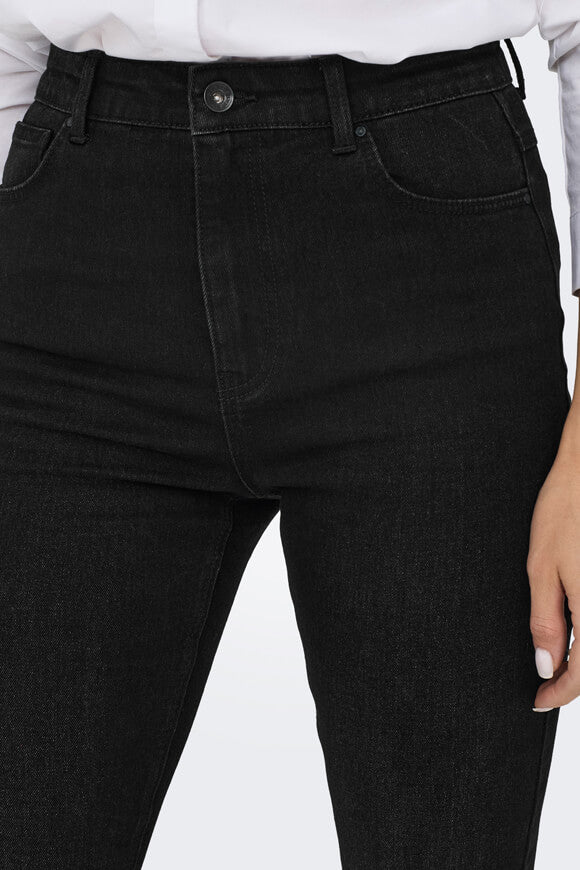 Druna High Waist Skinny Jeans L32 - Black