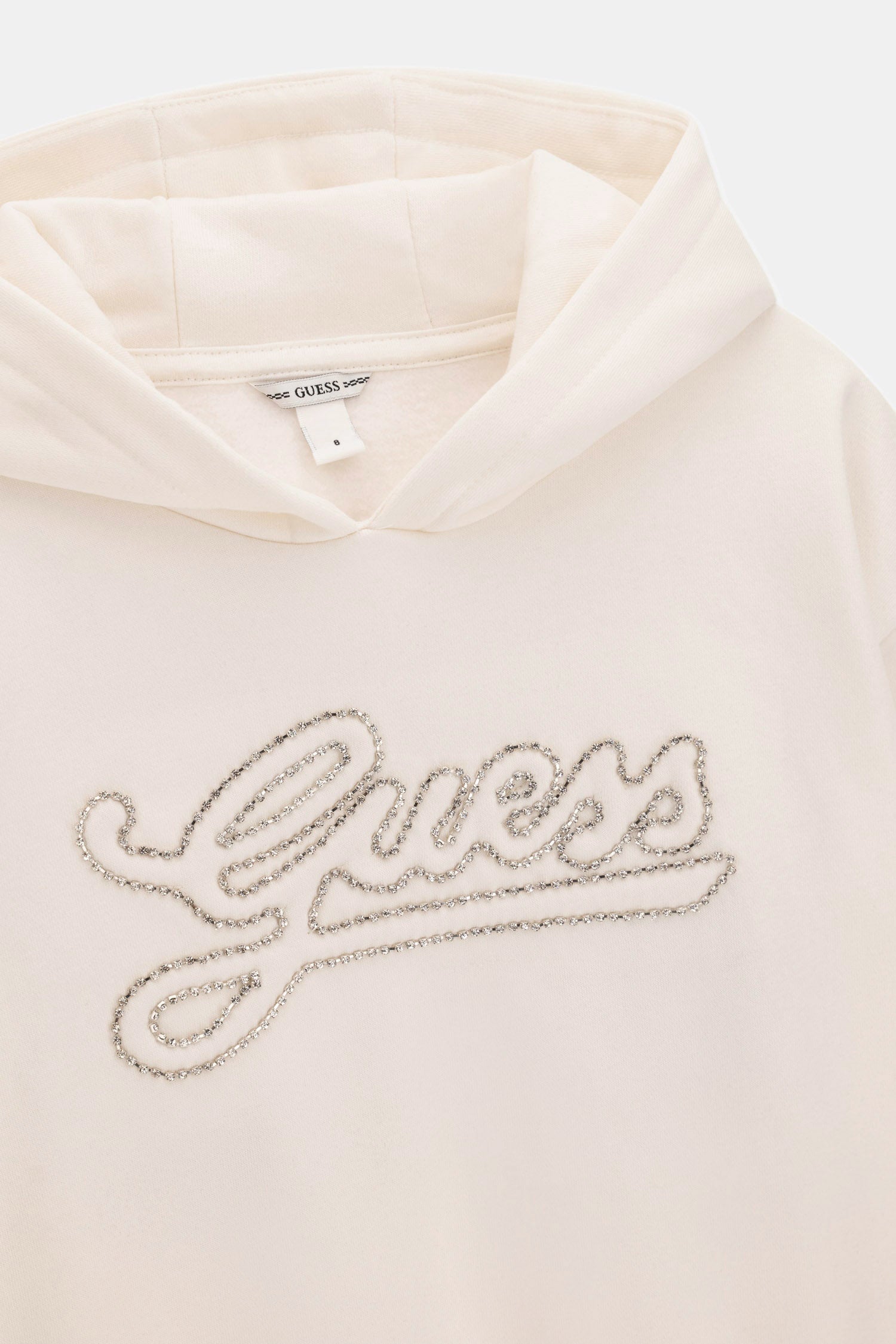 Felpa con cappuccio - Cream White