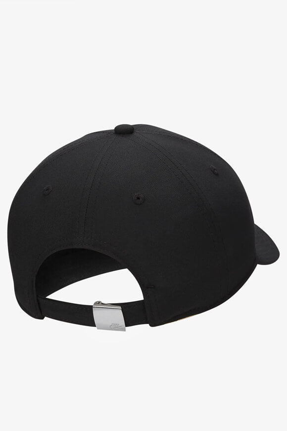 Strapback Cap - Black + Silver