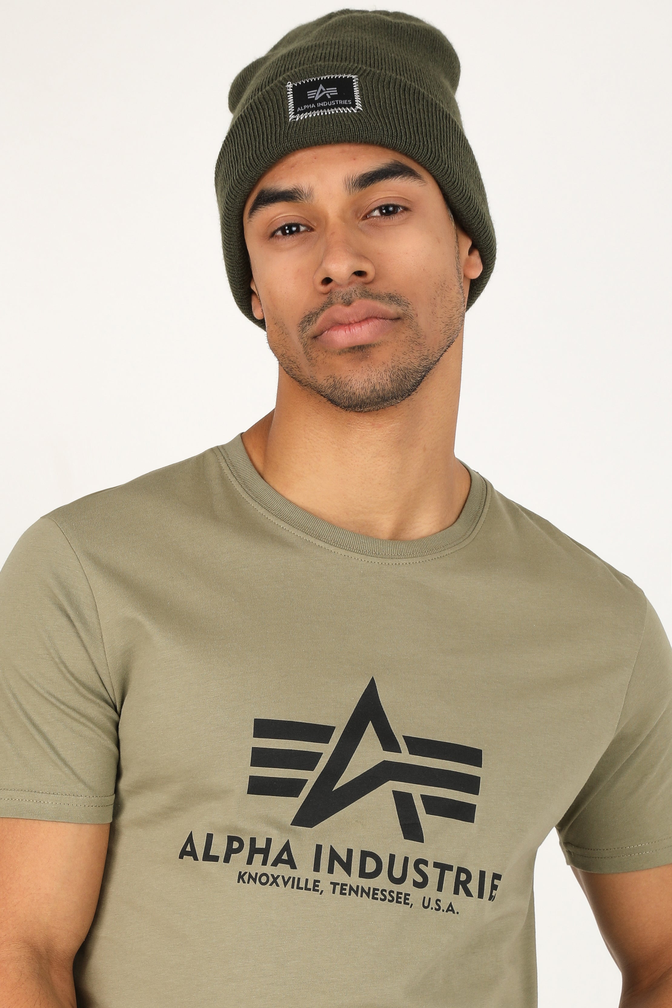 T-Shirt - Olive + Black