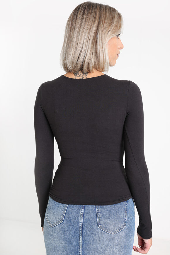 T-shirt à manches longues - Noir