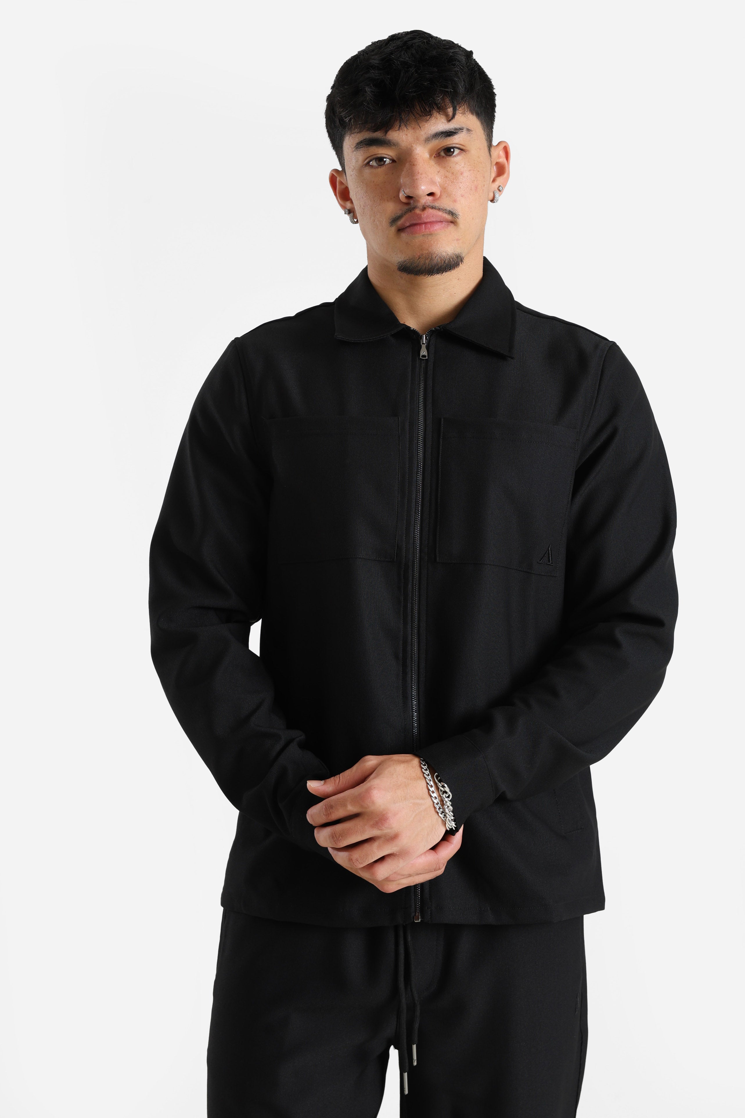 Caglio Overshirt - Jet Black