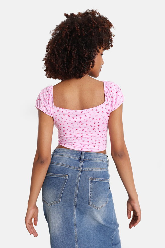 T-shirt à manches courtes - Rose