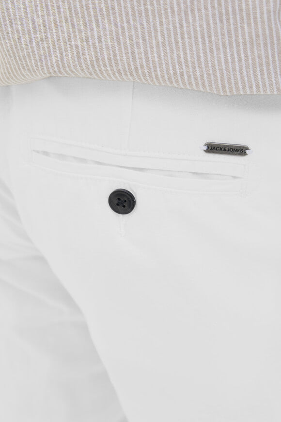 JPSTACE Chino Leinenshorts - White