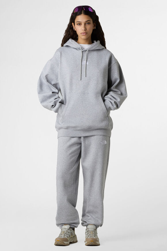 Oversize Kapuzensweatshirt - Light Grey Heather