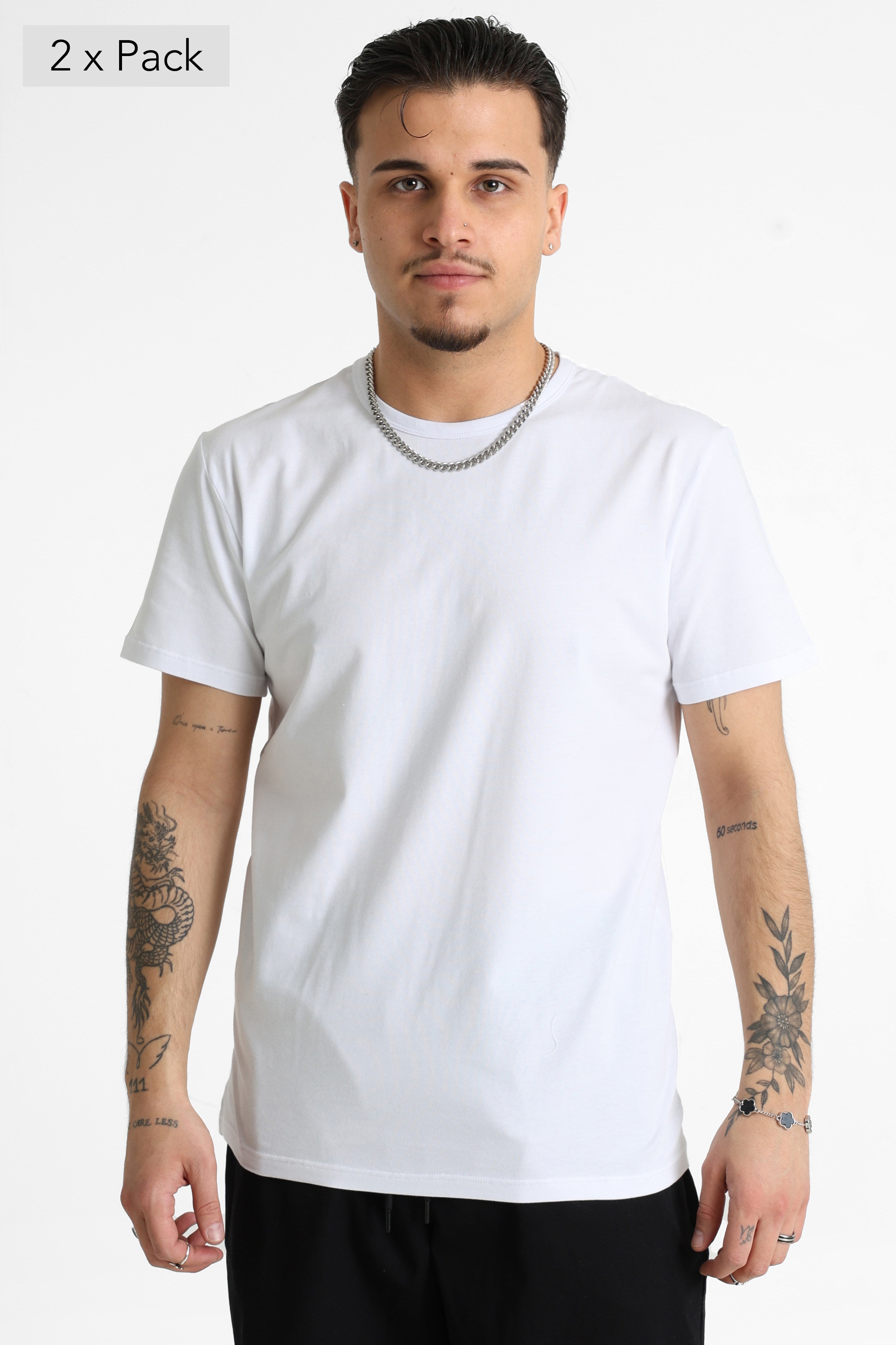 Doppelpack T-Shirts - White