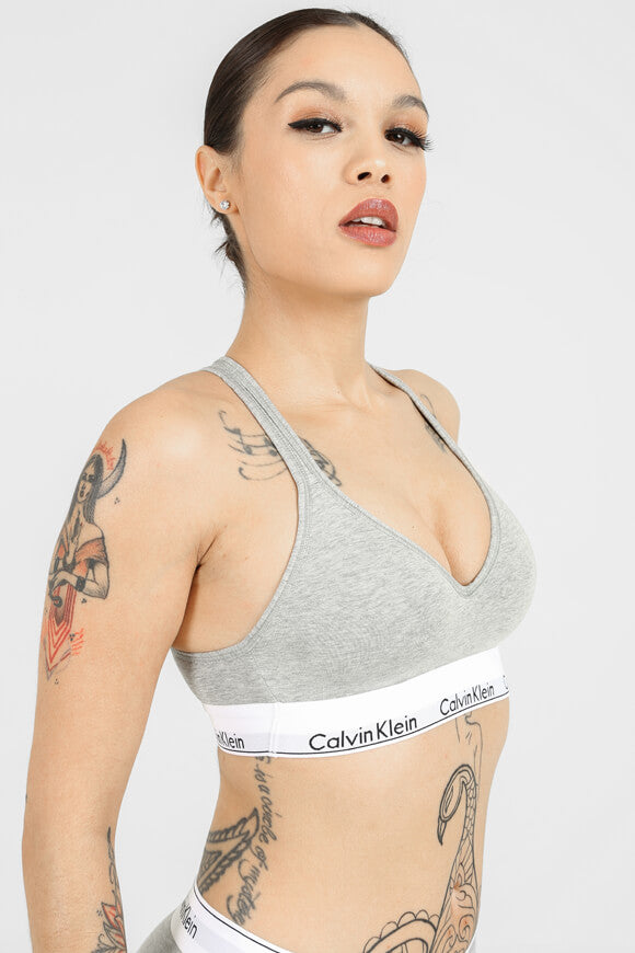 Bralette - Grau meliert