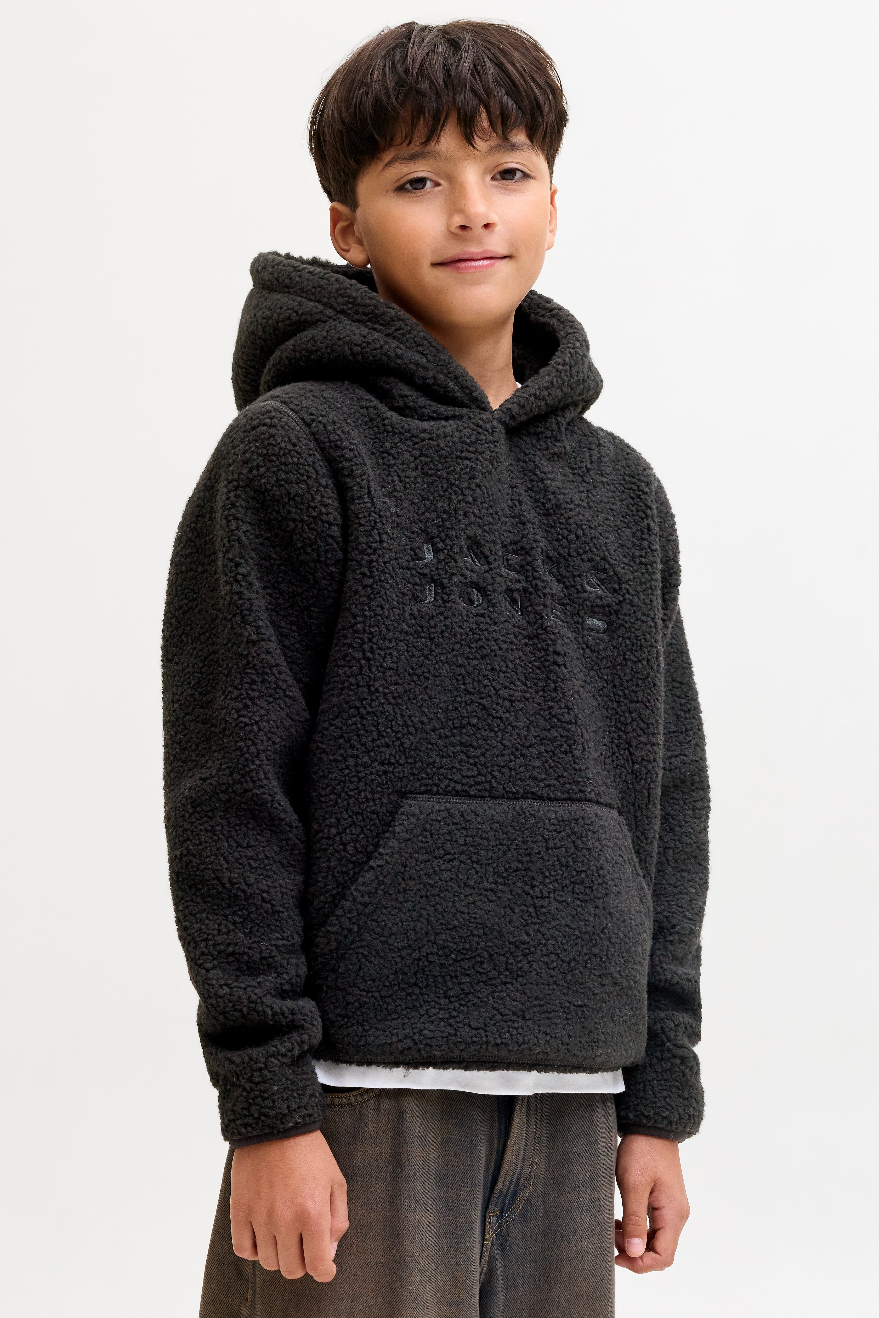 JCOFLARE Maglione con cappuccio Teddy - Nero