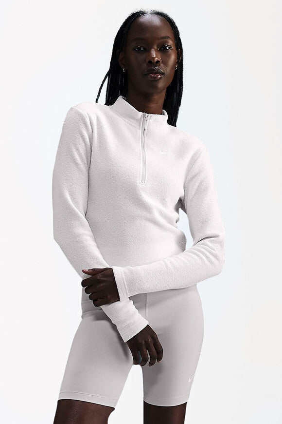 Frottee Crop Sweatshirt - Light Orewood Brown