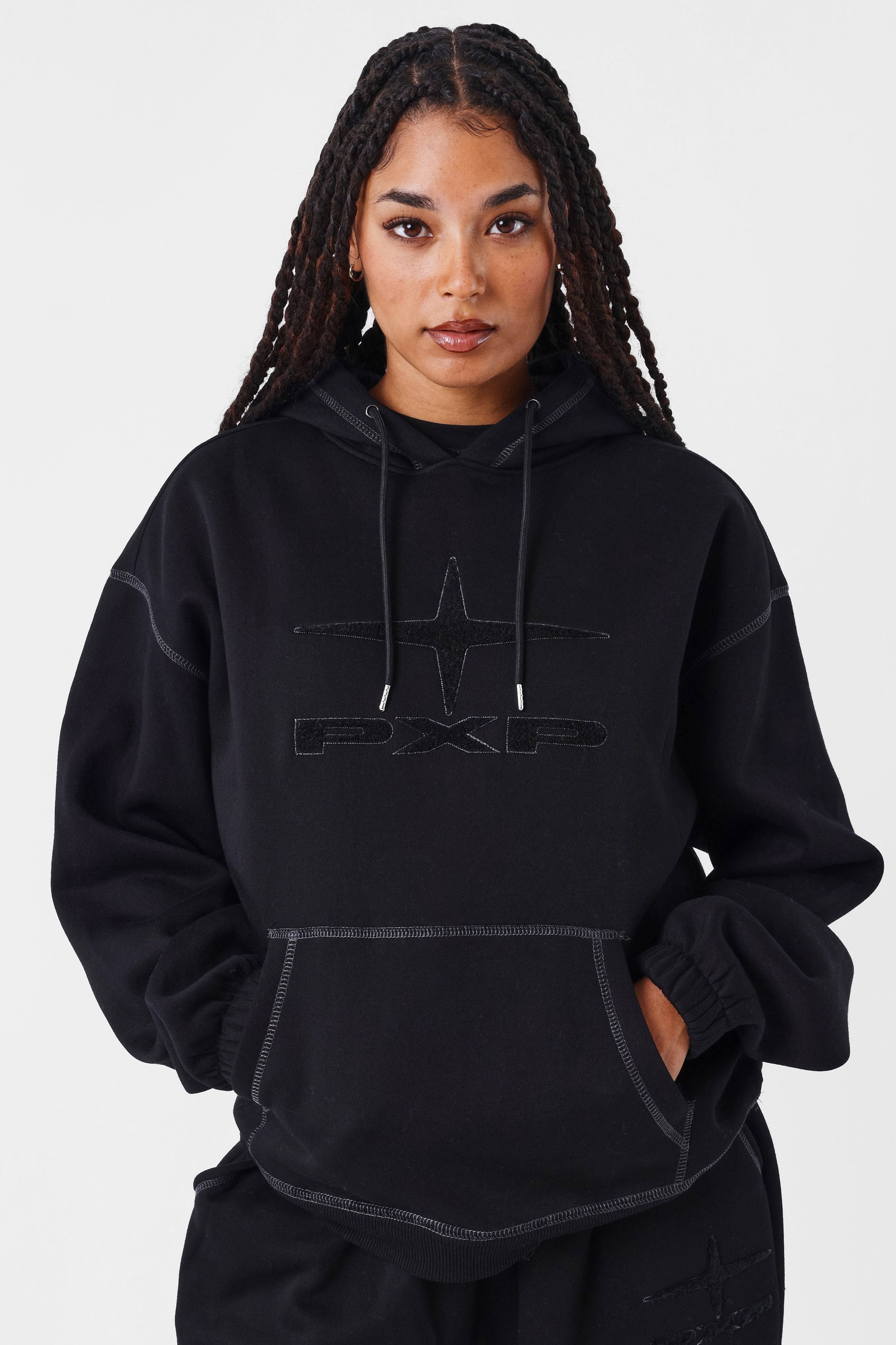 Sweatshirt à capuchon - Black