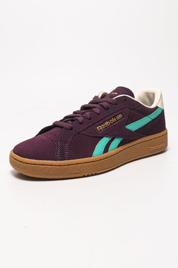 Club C Grounds Sneaker - Midnight Plum + Unleashed Green + Black