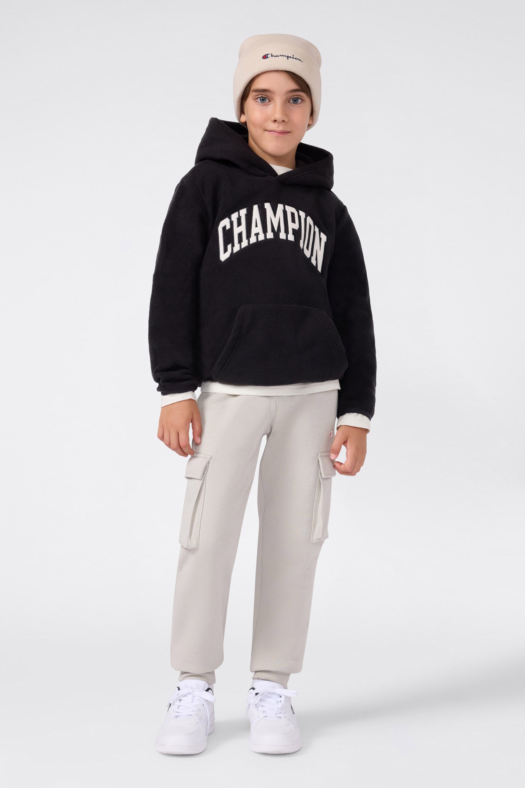 Fleece hoodie sweatshirt - Black
