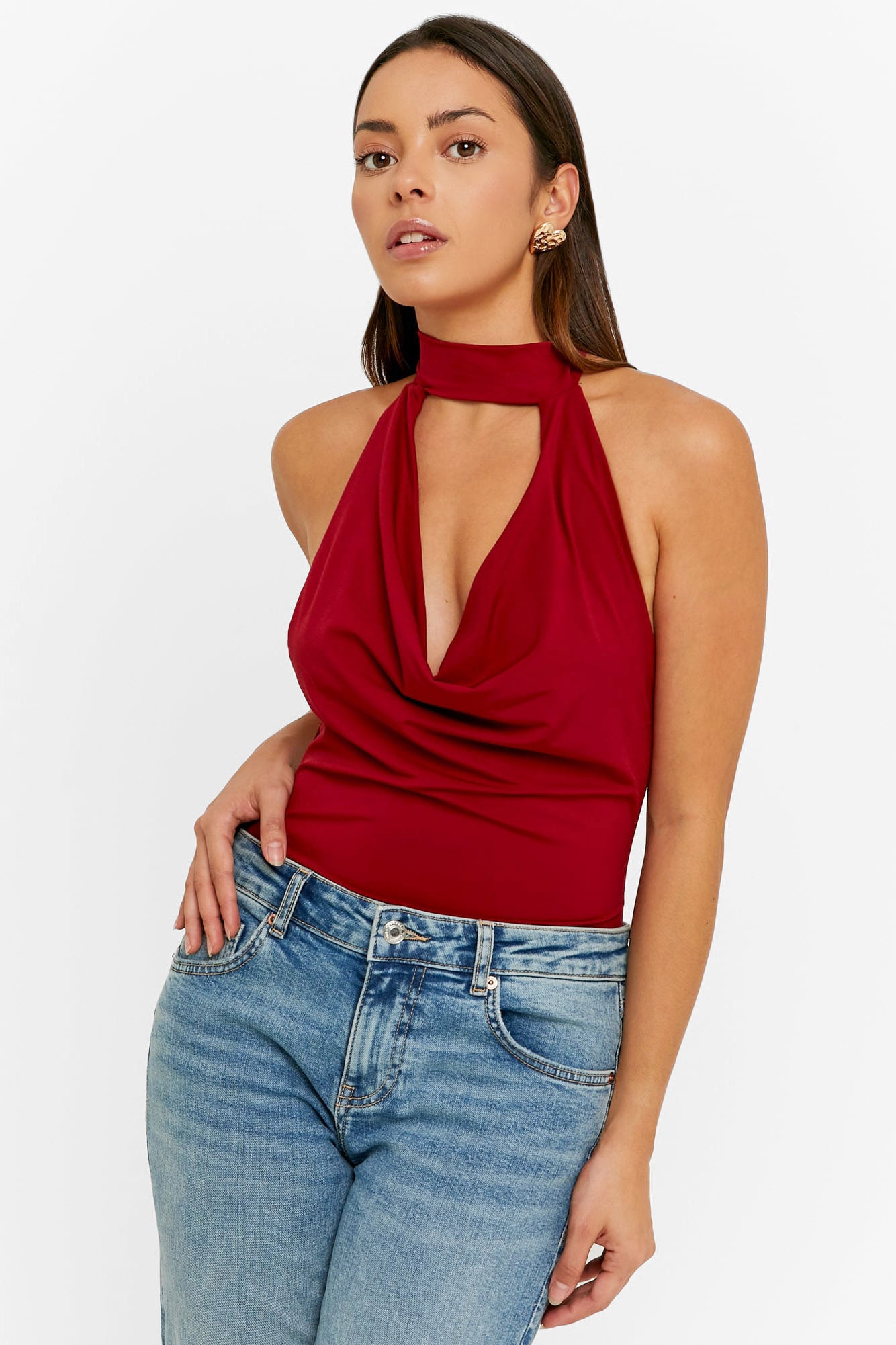 Body dos nu - Burgundy