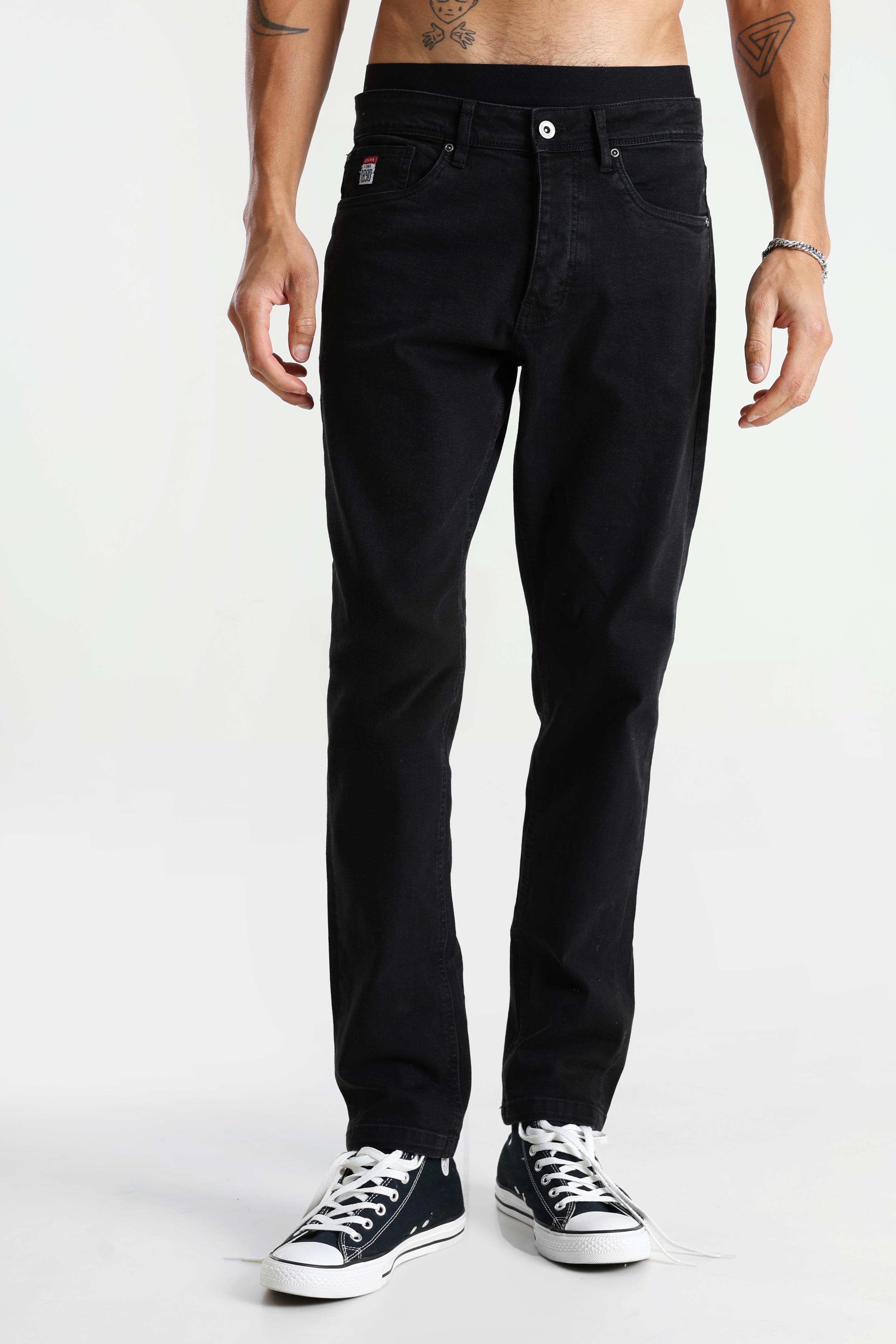 Tokyo Slim Fit Jeans - Black Denim