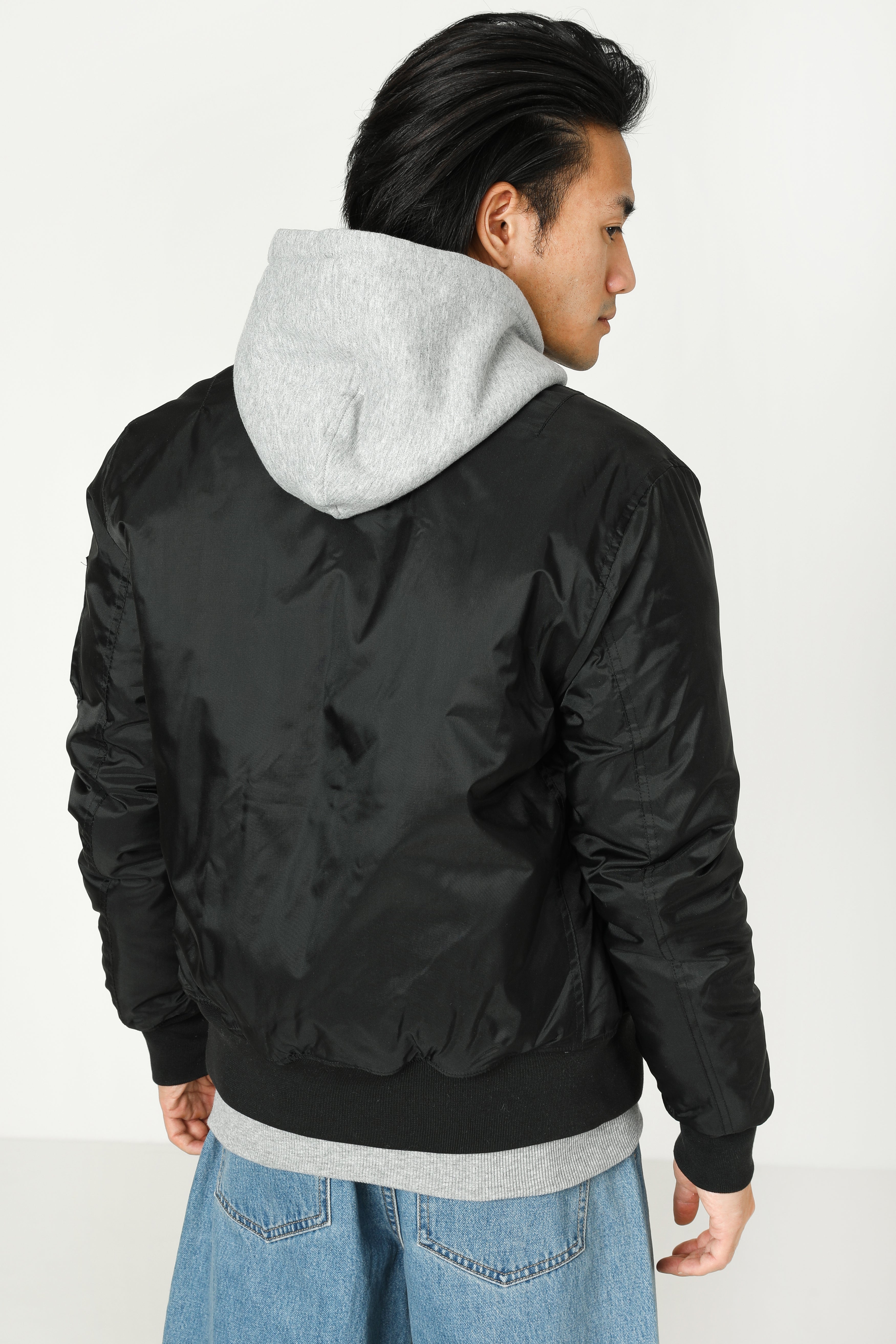 Veste aviateur matelassée - Noir