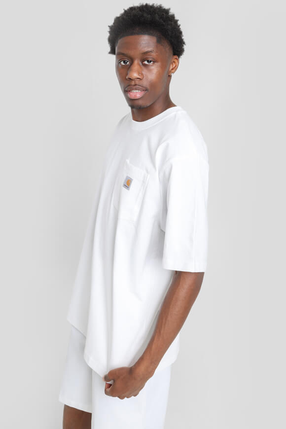 T-shirt Pocket Oversize - Blanc