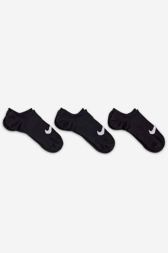 Lot de 3 paires de chaussettes invisibles - Noir