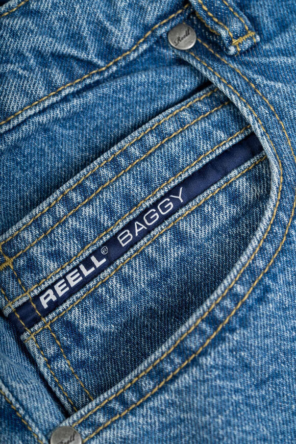 Belmont Worker short en jean - Iconic Light Blue