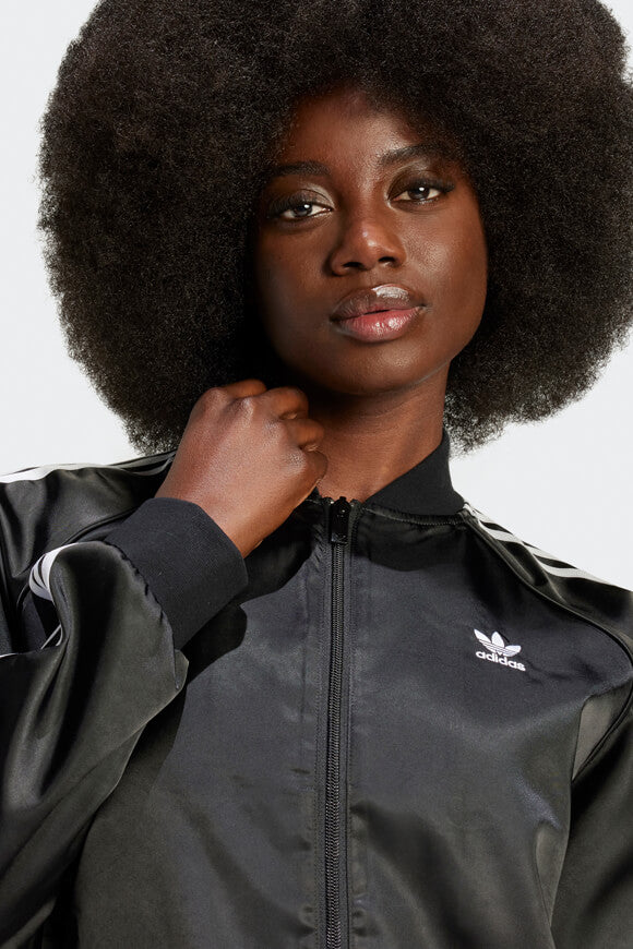 Bomber en satin - Noir