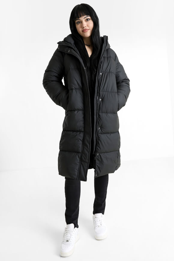 Puffermantel - Schwarz