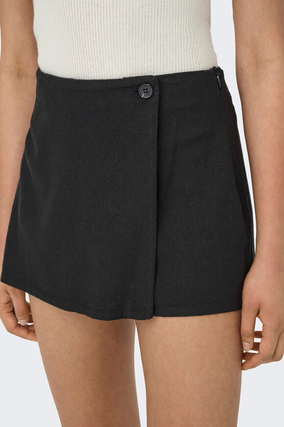 ONLCARO Linen Skort - Black