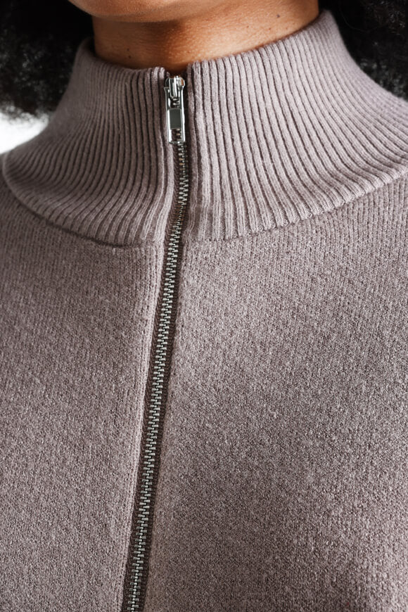 Strickjacke - Taupe