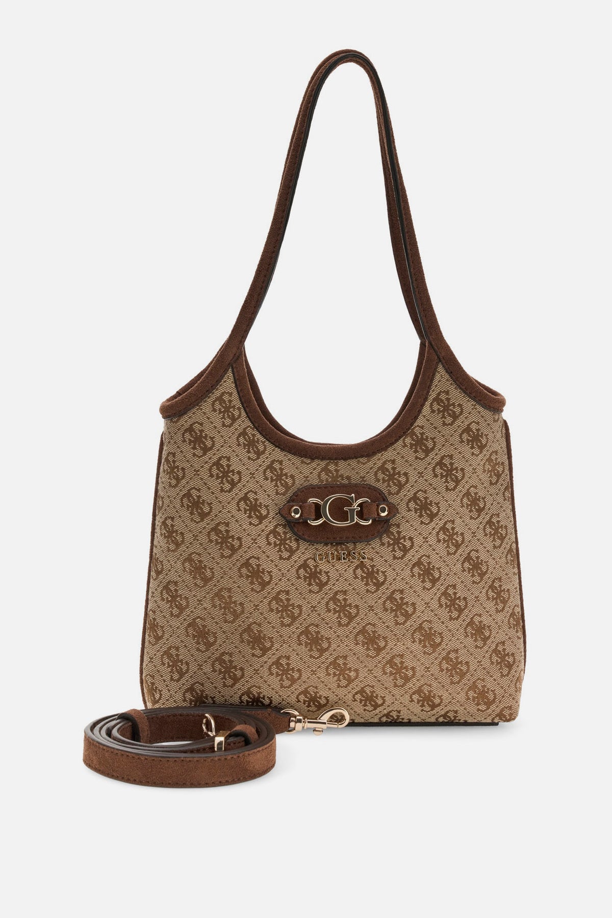 Samantha Mini Hand- / Umhängetasche - Latte + Brown