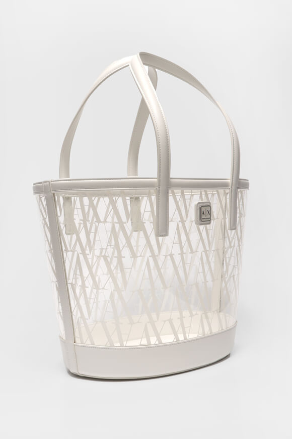 Shopper - Bianco + trasparente