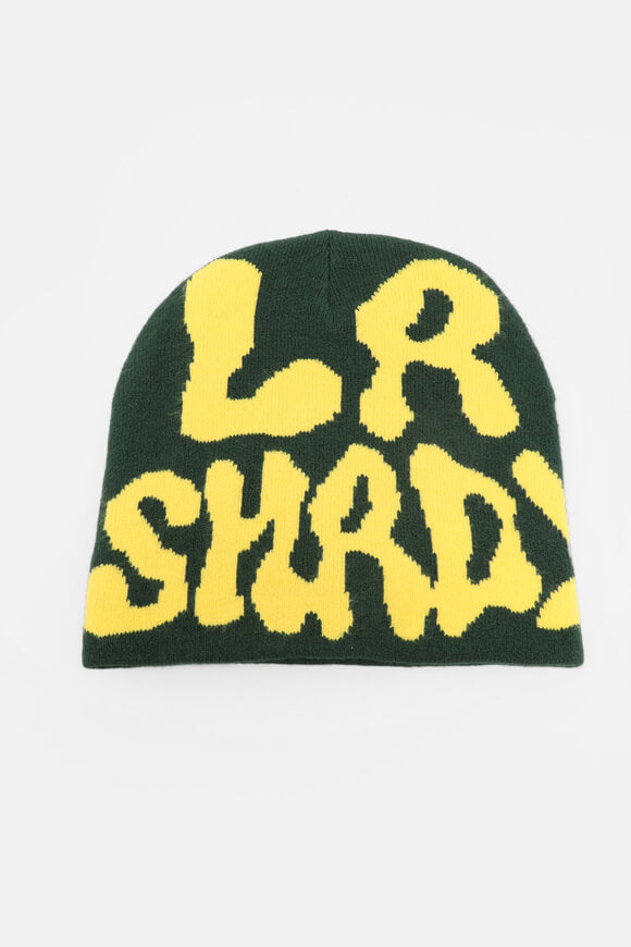 Bonnet - Vert foncé + Jaune