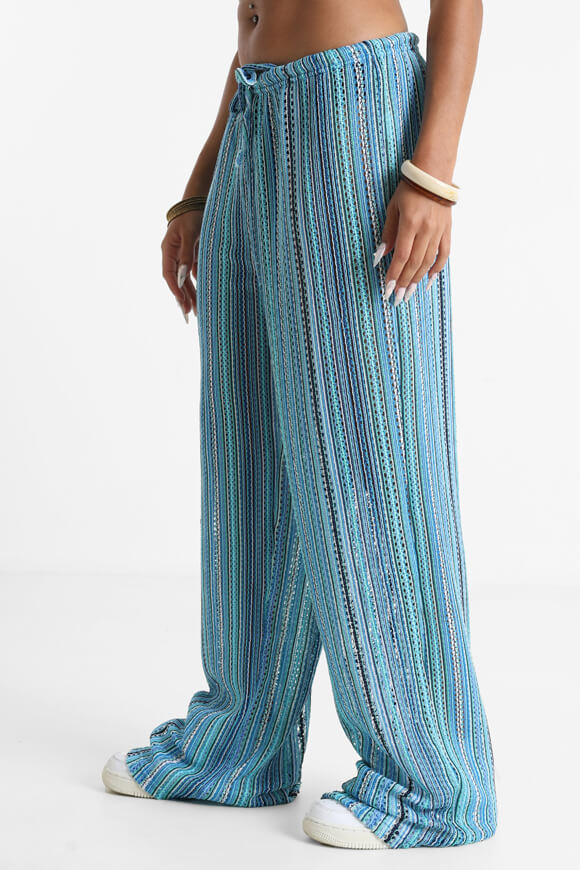 Pantaloni all'uncinetto - blu