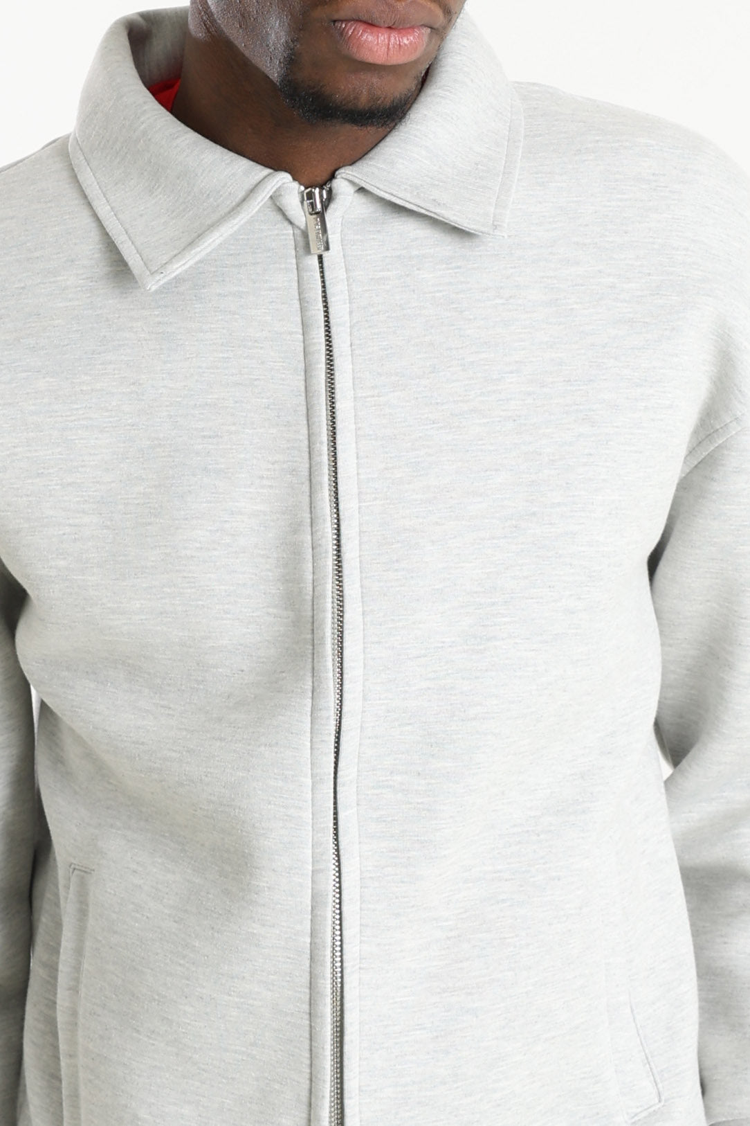 Trainingsjacke - Light Grey Heather