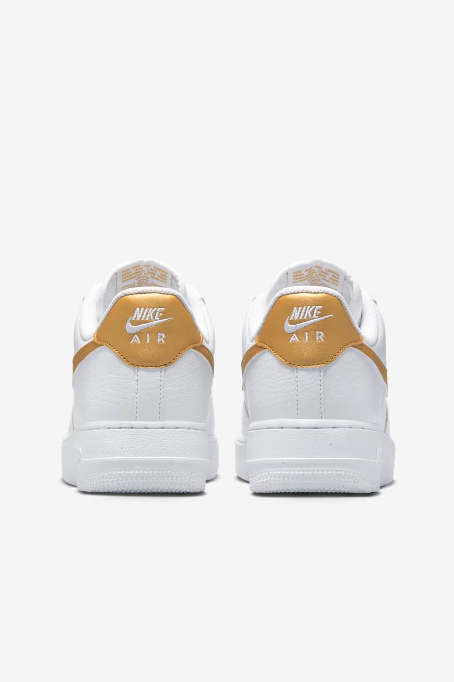 Air Force 1 '07 Next Nature Sneaker - White + Metallic Gold