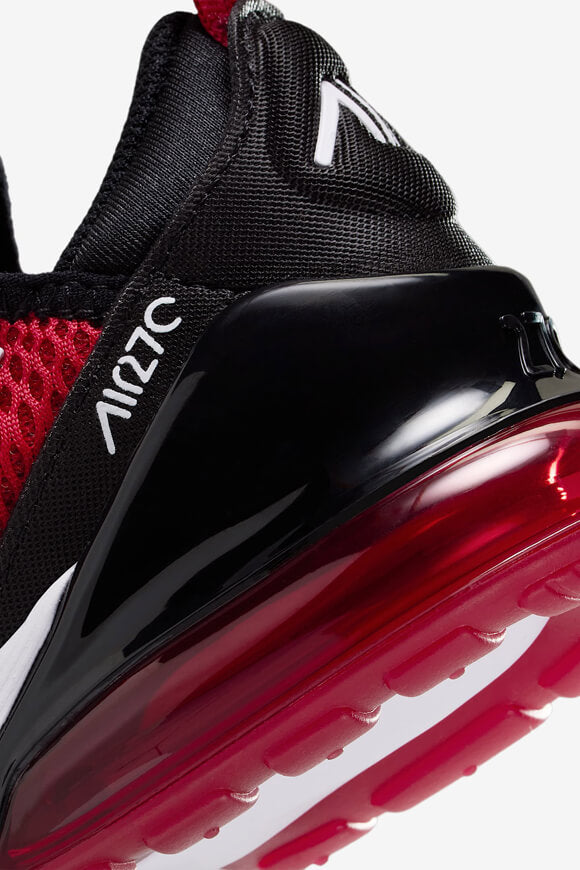 Air Max 270 Kids Sneaker - Gym Red + White + Black